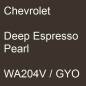 Preview: Chevrolet, Deep Espresso Pearl, WA204V / GYO.